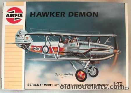 Airfix 1/72 TWO Hawker Demon - Commanding Officer (Aux) No 604 Sqn RAF Hendon 1936, 01052 plastic model kit